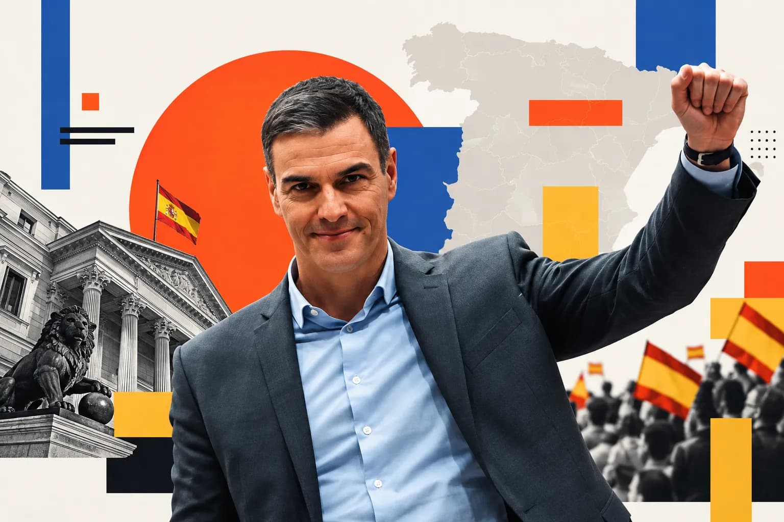 Sanchez saluta la folla spagnola